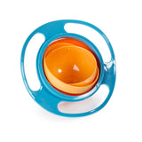 Baby Feeding Dishes Cute Toy Baby Gyro Bowl Universal 360 Rotate Spill-Proof