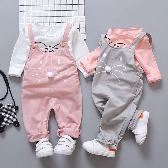 Spring newborn baby girls clothes sets