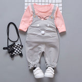 Spring newborn baby girls clothes sets