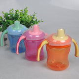260ml Babyteller Baby Feeding Bottles Kids Soft Mouth Duckbill Sippy Bottle Infant Training Cups