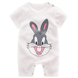 baby clothing 100% cotton unisex rompers baby boy girls short sleeve summer cartoon toddler cute Clothes