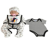 new design new born baby clothes set for baby bodysuit