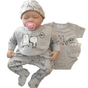 new design new born baby clothes set for baby bodysuit