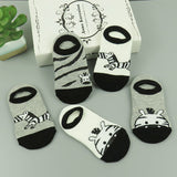 5 Pair\Lot 2019 Newborn Kids Socks Kawaii Animal Print Socks Cotton Autumn And Winter Children Socks Baby Socks