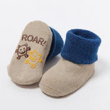 Cotton Baby Socks For Baby Girl Baby Boy Calcetines Bebe Toddler Newborn Infant Anti Slip Floor Socks With Rubber Soles KF034-1