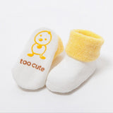 Cotton Baby Socks For Baby Girl Baby Boy Calcetines Bebe Toddler Newborn Infant Anti Slip Floor Socks With Rubber Soles KF034-1
