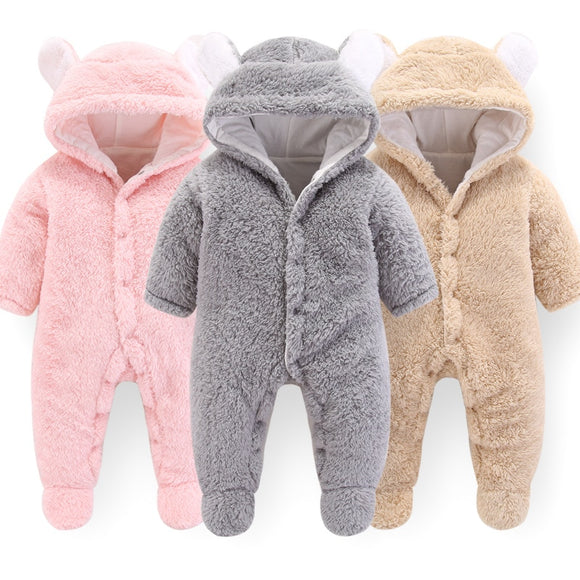 2019 Newborn Baby Winter Hoodie Clothes