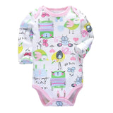 Babies Boys Long Sleeve Clothes Baby Girls Romper Newborn Toddler Infant 0-24 Months Body One Piece Rompers