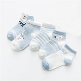 5Pairs/lot Infant Baby Socks Summer Mesh Thin Baby Socks for Girls Cotton Newborn Boy Toddler Socks Baby Clothes Accessories