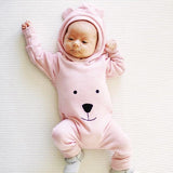 Unisex Newborn Infant Baby Boy Girl Hooded Cartoon Romper Jumpsuit Outfits Clothes 2018
