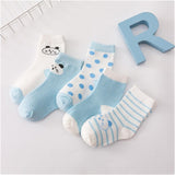 5 Pair/lot Baby Socks Cotton Kids Girls Boys Children Socks For 1-10 Year 2019 autumn winter New infant toddler Kids Socks