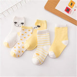 5 Pair/lot Baby Socks Cotton Kids Girls Boys Children Socks For 1-10 Year 2019 autumn winter New infant toddler Kids Socks