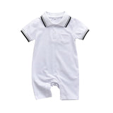 Summer Newborn Baby Boys Romper Short Sleeve