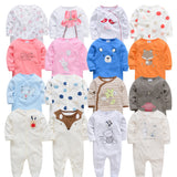 2019 3 4 pcs/lot Summer Baby Boy roupa de bebes