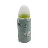 1PC USB Baby Bottle Warmer Portable Milk Travel Cup Warmer Heater Infant Feeding Bottle Bag Storage Cover Insulation Thermostat