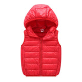 Kids Vest Children's Girls Vest Hooded Jacket Winter Autumn