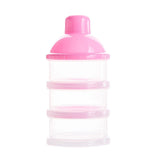 Hot Sale Portable Baby Bottle Milk Box Powder Dispenser Container 3 Layers Storage Formula Feeding Safe PP biberon mamadeira14CM