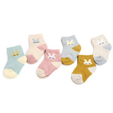 1 Pair Spring And Autumn Fashion Cute Animals Children Socks Small Rabbit Cartoon Male Girl Socks Baby Sock