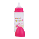 300ML Baby Cartoon Milk Wide Mouth Bottle Juice Bottle Baby Milk Bottle Safety Silicone Baby Bottle Supplement Rice Paste